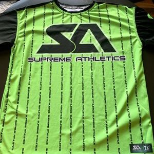 Supreme Athletics 14 2X neon green jersey